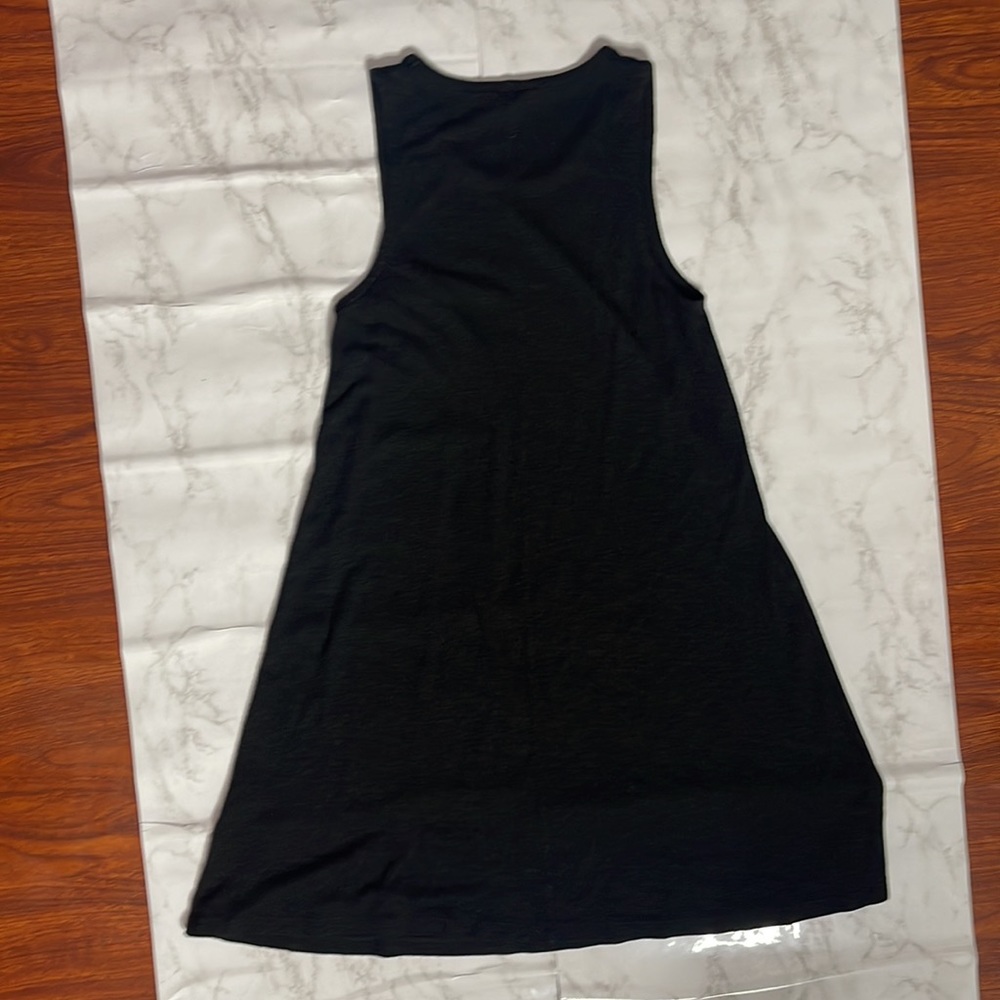 Madewell high point black tank dress medium - Picture 7 of 9